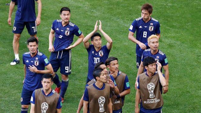 
					Tekuk Kolombia 2-1, Jepang Ukir Sejarah Baru di Piala Dunia