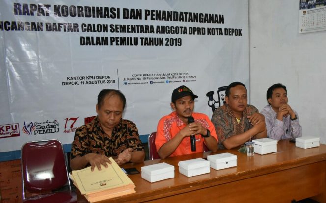 
					KPU Depok Tetapkan DCS, 29 Bacaleg Dicoret