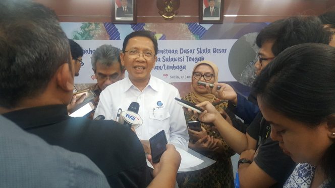 
					Pasca Gempa dan Tsunami, BIG Serahkan Peta Dasar Skala Besar