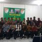 Suasana pelantikan dan pengukuhan Mitra Jaya 05 Sawangan di aula Kecamatan Sawangan.