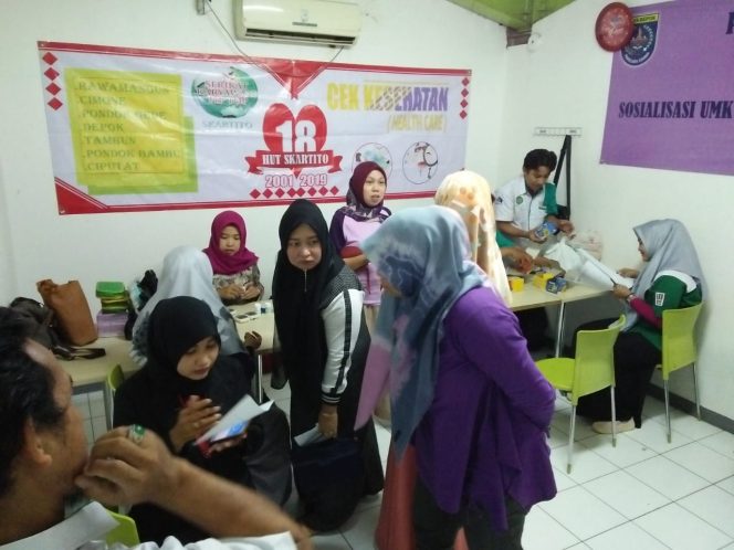 
					Peringati Hari Jadi, Skartito Depok Adakan Cek Kesehatan Gratis