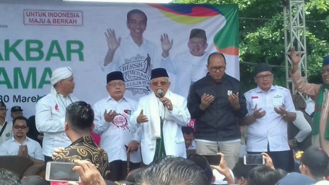 
					Kampanye Ma’ Aruf Amin di Lapangan Kamboja

