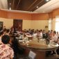 Rapat Evaluasi Persiapan Pilpres dan Pileg Tahun 2019 yang dipimpin langsung oleh Bupati Bogor Ade Yasin di Ruang Rapat Pendopo Bupati, Kamis (4/4).