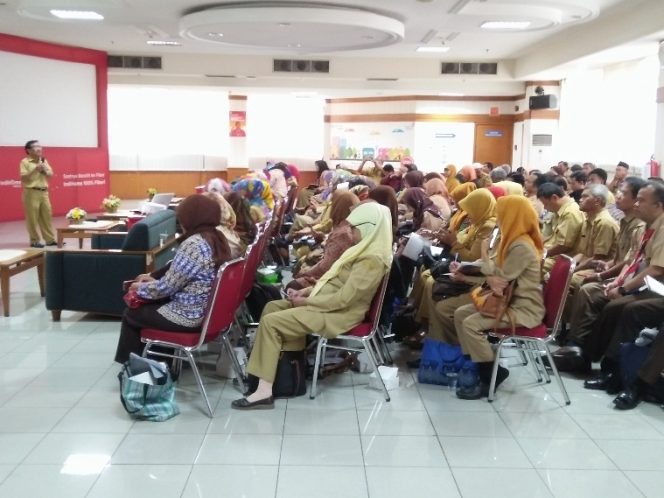 
					Suasana sosialisasi terkait kegiatan PPDB (FOTO : BP Sianturi/Harian Sederhana)