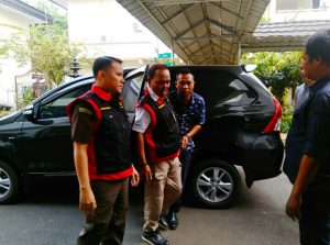 MH tersangka dugaan korupsi dana hibah pilkada tahun 2018 KPU Kota Bogor ditangkap Tim Kasi Pidsus Kejari (Kejari) Kota Bogor