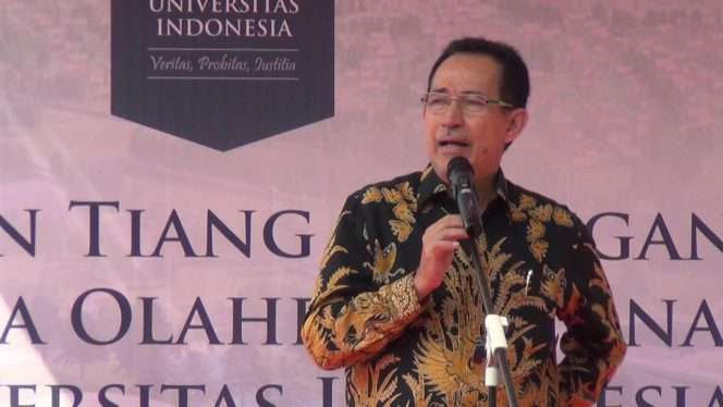 
					Rektor Universitas Indonesia (UI) Prof M. Anis