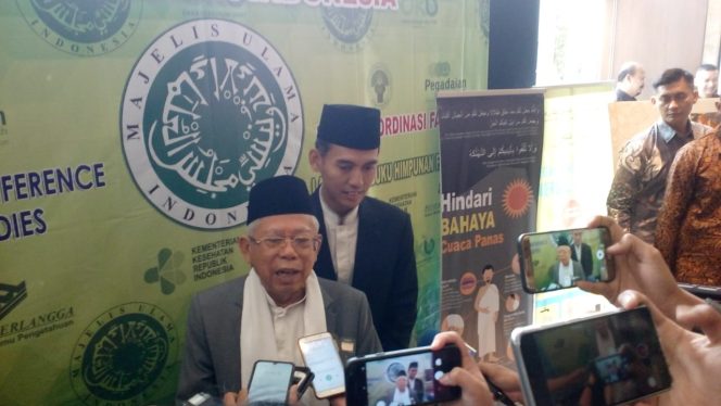 
					Wakil Presiden terpilih, KH. Ma’ruf Amin.