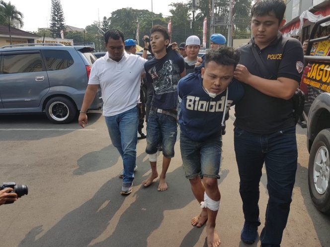 
					Polresta Depok Bekuk Komplotan Perampok Berpistol.