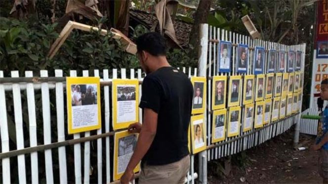 
					Foto-Foto mantan Presiden pertama Soekarno hingga Presiden ke 6 Susilo Bambang Yudoyono, dilengkapi foto Pahlawan Nasional, ikut ditampilkan pada perayaan HUT RI Ke-74, tahun 2019.