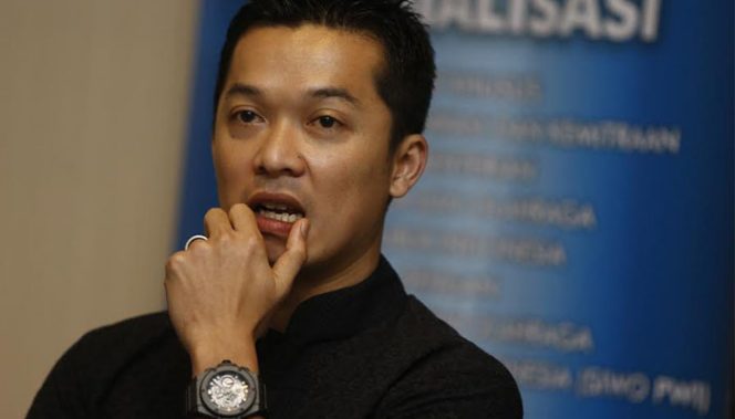 
					Legenda pebulu tangkis tunggal Indonesia, Taufik Hidayat.