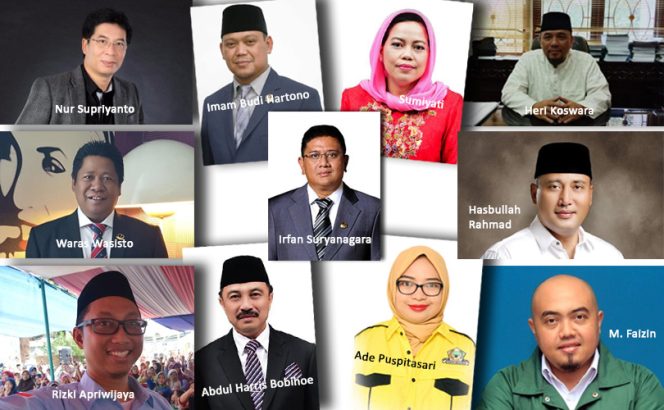 
					11 Anggota DPRD Jabar Dapil Depok-Bekasi Periode 2019-2024