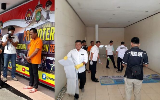 
					Polresta Depok berhasil meringkus Hambali Abbas, Direktur PT Damtour (foto kiri), Kepolisian Resort Kota Depok melakukan penggeledahan di Kantor PT. Damtour (Foto kanan)