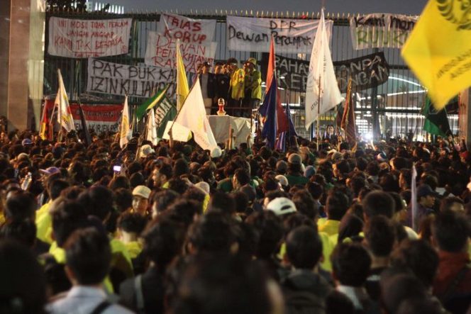 
					Aksi demonstrasi mahasiswa dan elemen masyarakat sipil rencananya kembali digelar di Jakarta. (Foto: Istimewa)