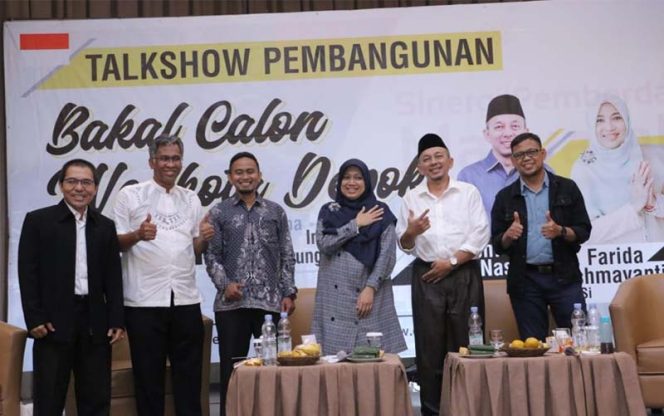 
					Acara Talkshow PKS di Pesona Square, Minggu (01/03).