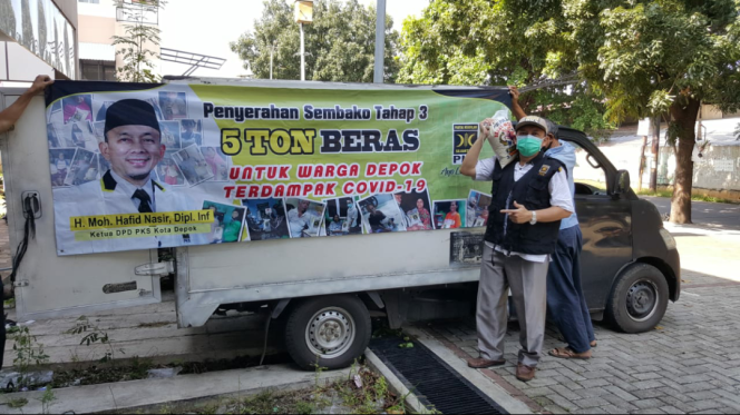 
					Peduli Warga Terdampak Corona, PKS Depok Adakan Operasi Pangan Ramadan