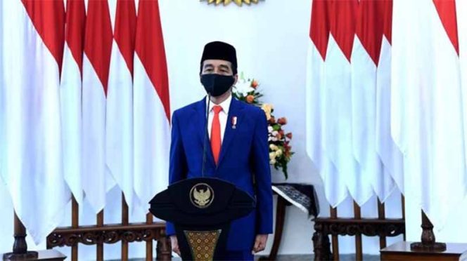 
					Presiden Jokowi pimpin upacara peringati hari lahirnya Pancasila secara virtual. (FOTO : Istimewa)